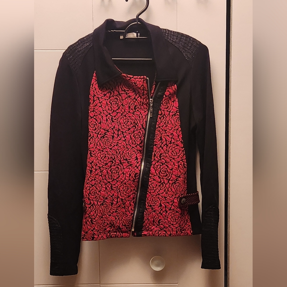 Stylish Black and Red Women's Jacket